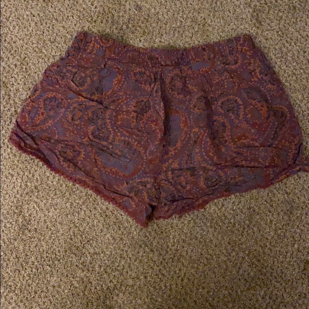 Paisley Patterned Shorts - Picture 2 of 3